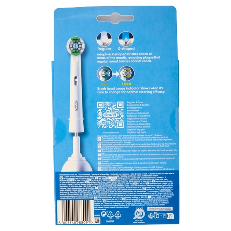 Oral-B Testine di Ricambio Pro Precision Clean per Spazzolino Elettrico Denti Ricaricabile 3 pz